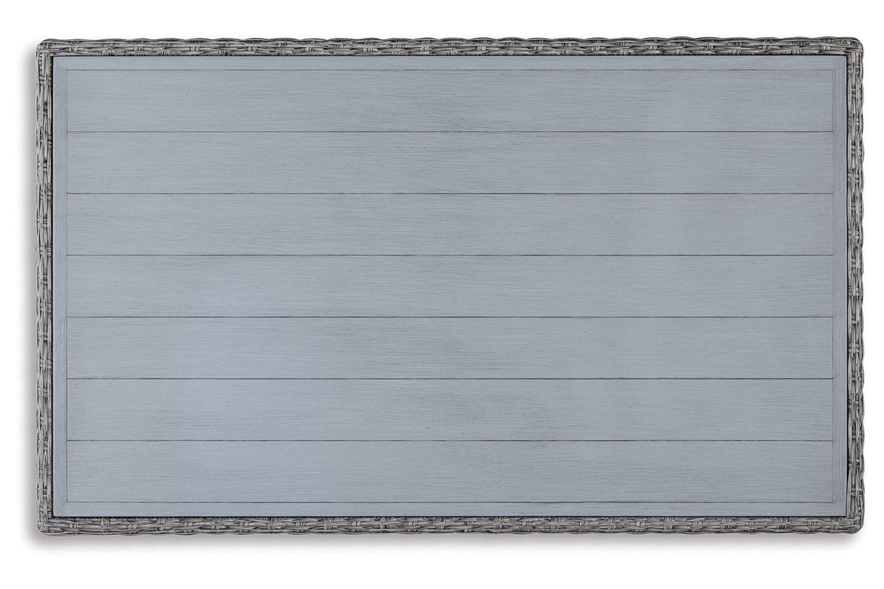 NAPLES BEACH Light Gray Outdoor Multi-use Table - P439-625 - Bien Home Furniture & Electronics