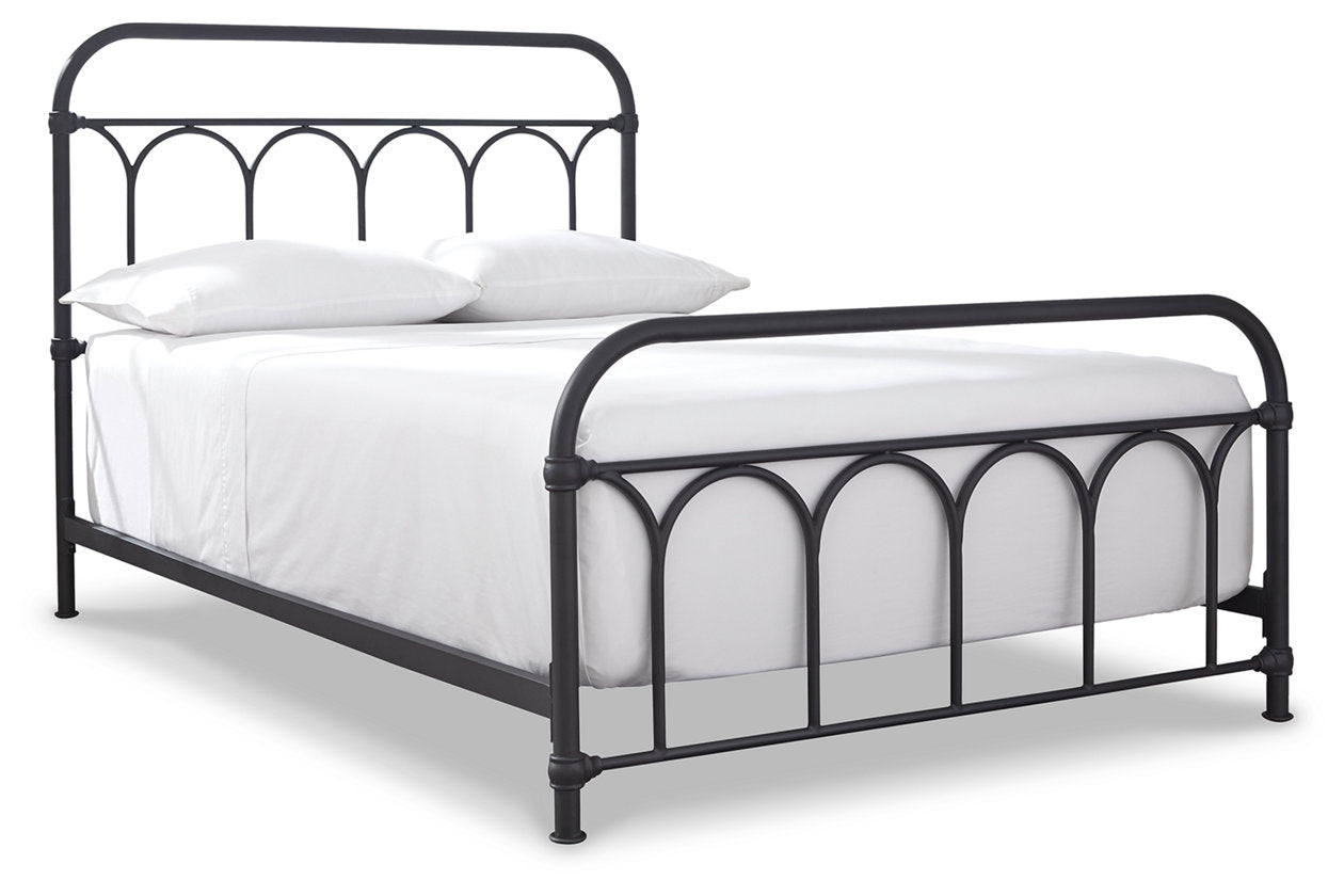 Nashburg Black Full Metal Bed - B280-672 - Bien Home Furniture & Electronics