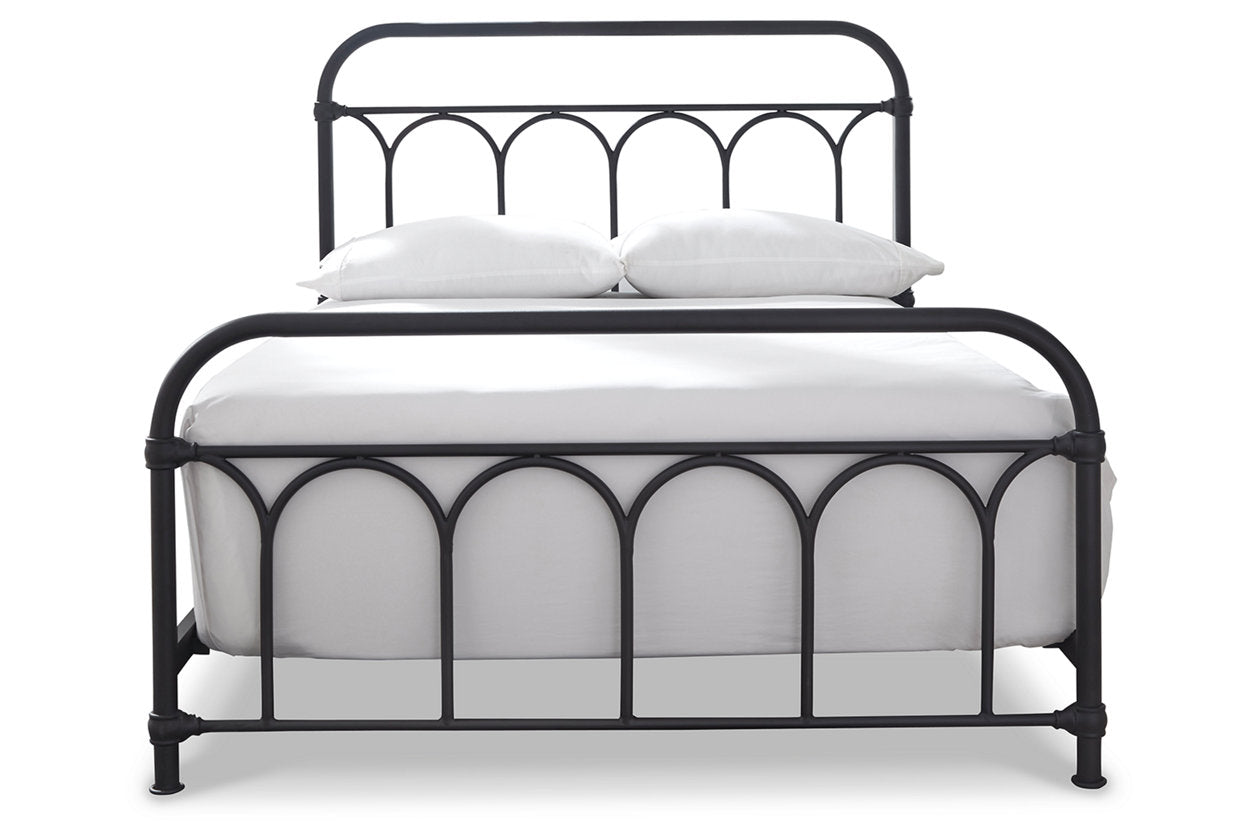 Nashburg Black Full Metal Bed - B280-672 - Bien Home Furniture & Electronics