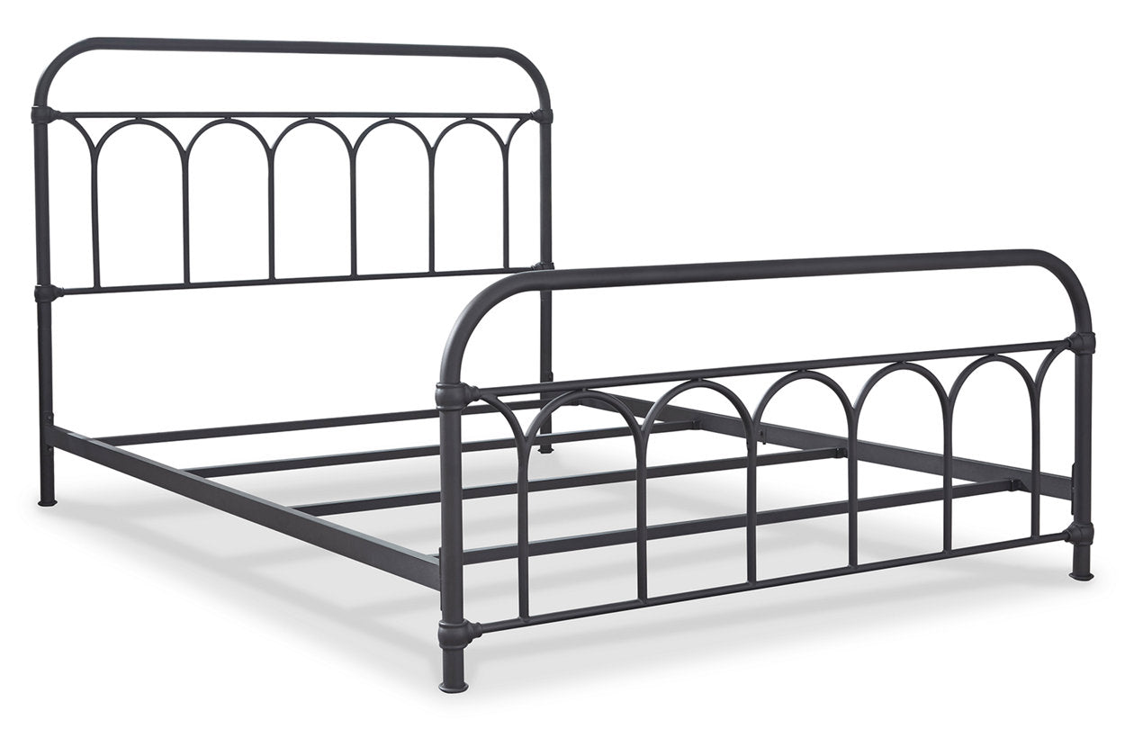 Nashburg Black Queen Metal Bed - B280-681 - Bien Home Furniture & Electronics