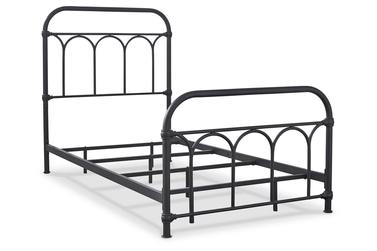 Nashburg Black Twin Metal Bed - B280-671 - Bien Home Furniture & Electronics