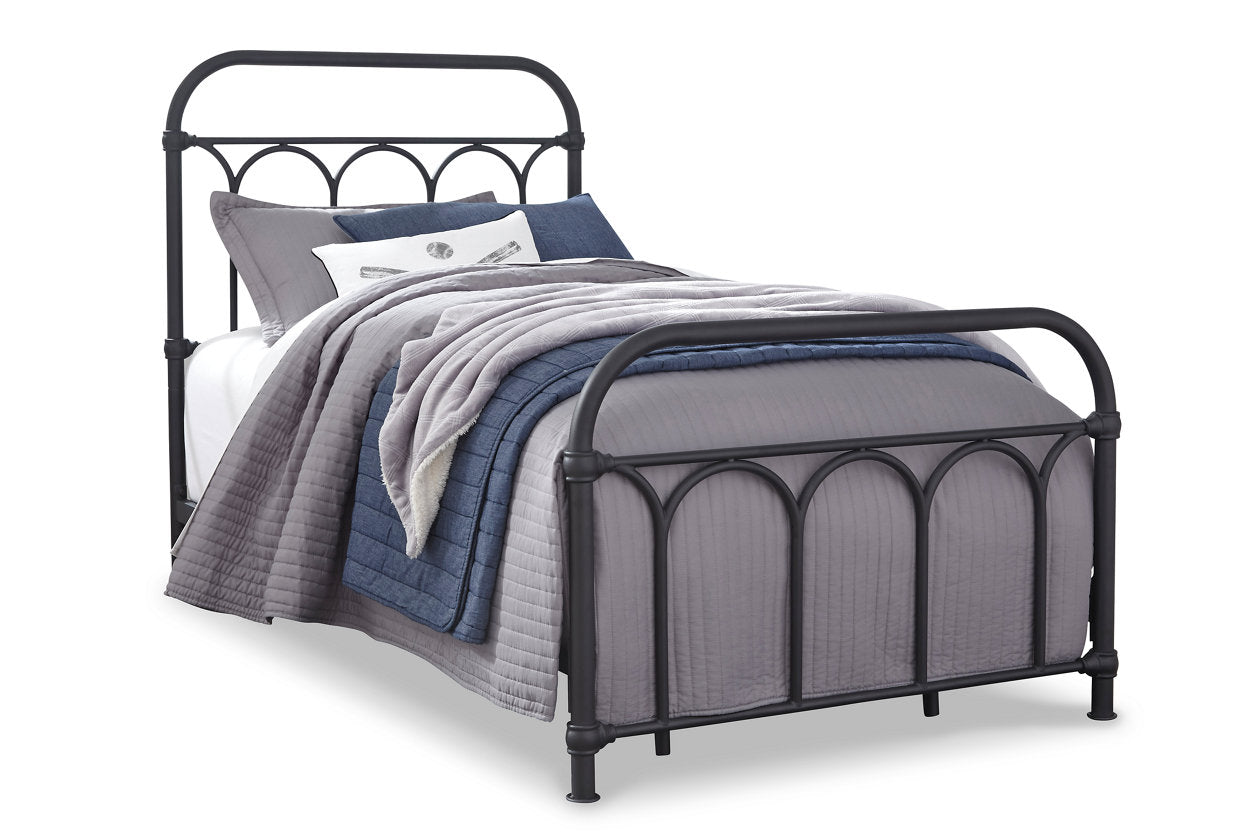 Nashburg Black Twin Metal Bed - B280-671 - Bien Home Furniture & Electronics