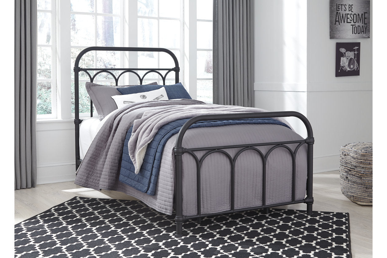 Nashburg Black Twin Metal Bed - B280-671 - Bien Home Furniture & Electronics