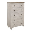 Nashville Antique White/Brown Chest - 1903-9 - Bien Home Furniture & Electronics