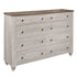 Nashville Antique White/Brown Dresser - 1903-5 - Bien Home Furniture & Electronics