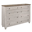 Nashville Antique White/Brown Dresser - 1903-5 - Bien Home Furniture & Electronics