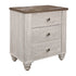 Nashville Antique White/Brown Nightstand - 1903-4 - Bien Home Furniture & Electronics