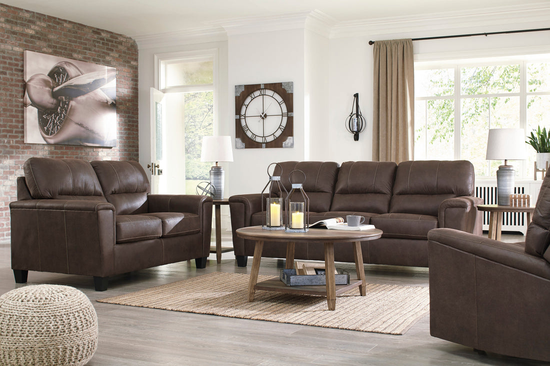 Navi Chestnut Living Room Set - SET | 9400338 | 9400335 - Bien Home Furniture &amp; Electronics