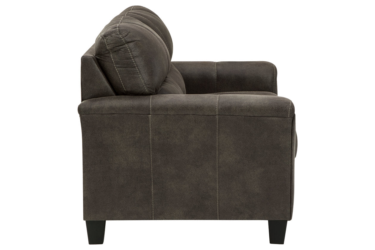 Navi Smoke Loveseat - 9400235 - Bien Home Furniture & Electronics