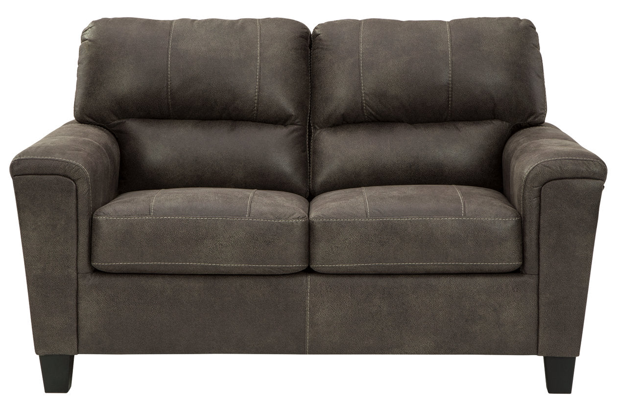 Navi Smoke Loveseat - 9400235 - Bien Home Furniture & Electronics