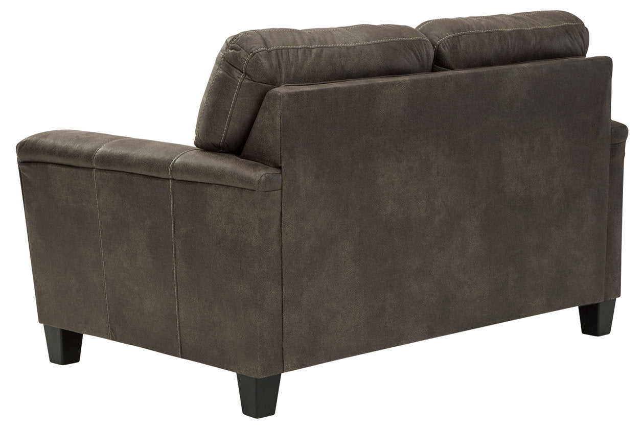 Navi Smoke Loveseat - 9400235 - Bien Home Furniture & Electronics