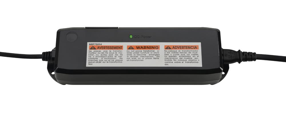 Negan Gray/Black Full Adjustable Bed Base - 350132F - Bien Home Furniture & Electronics