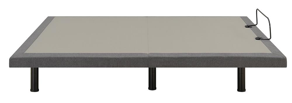 Negan Gray/Black Twin XL Adjustable Bed Base - 350132TL - Bien Home Furniture &amp; Electronics