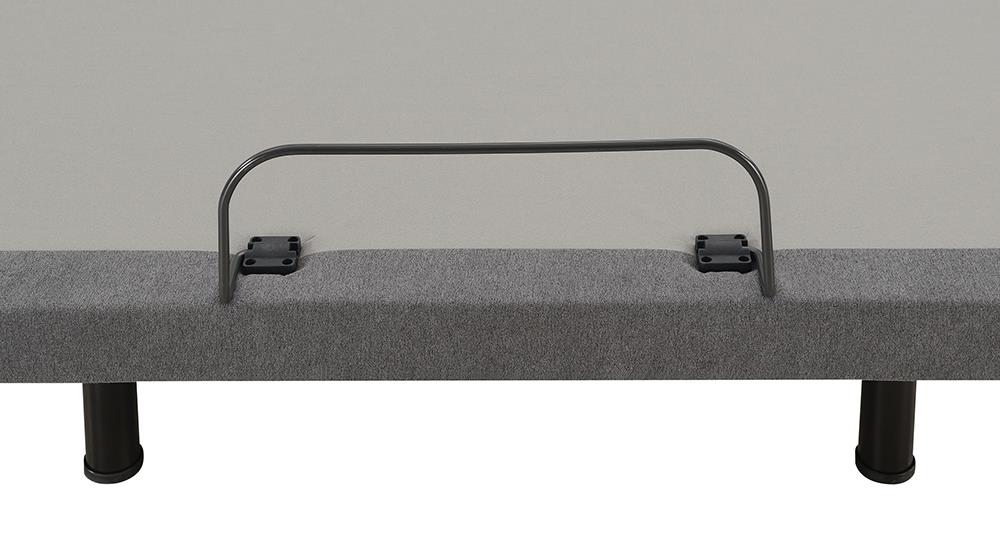 Negan Gray/Black Twin XL Adjustable Bed Base - 350132TL - Bien Home Furniture & Electronics