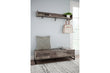 Neilsville Multi Gray Bench with Coat Rack - SET | EA2120-150 | EA2120-151 - Bien Home Furniture & Electronics
