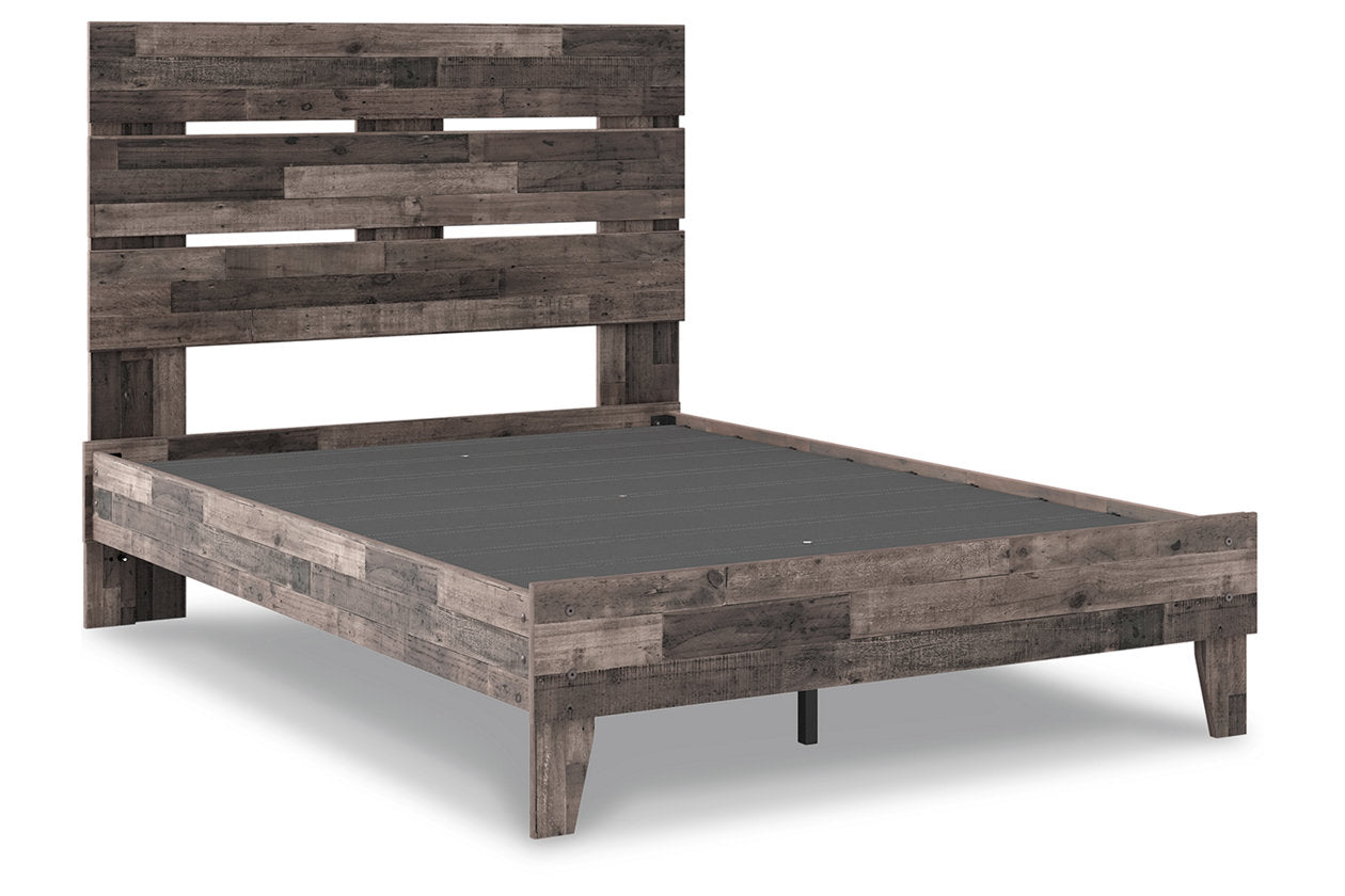 Neilsville Multi Gray Full Panel Platform Bed - SET | EB2120-112 | EB2120-156 - Bien Home Furniture & Electronics
