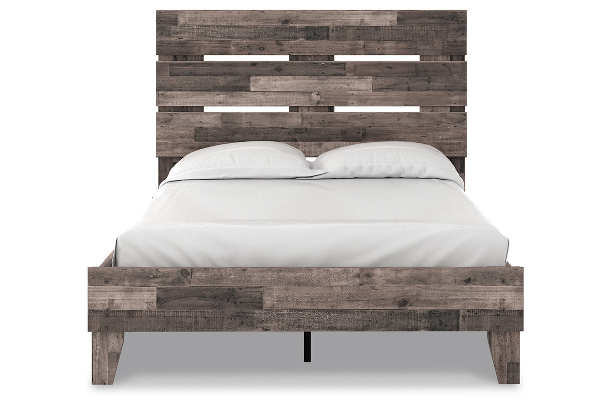Neilsville Multi Gray Full Panel Platform Bed - SET | EB2120-112 | EB2120-156 - Bien Home Furniture & Electronics
