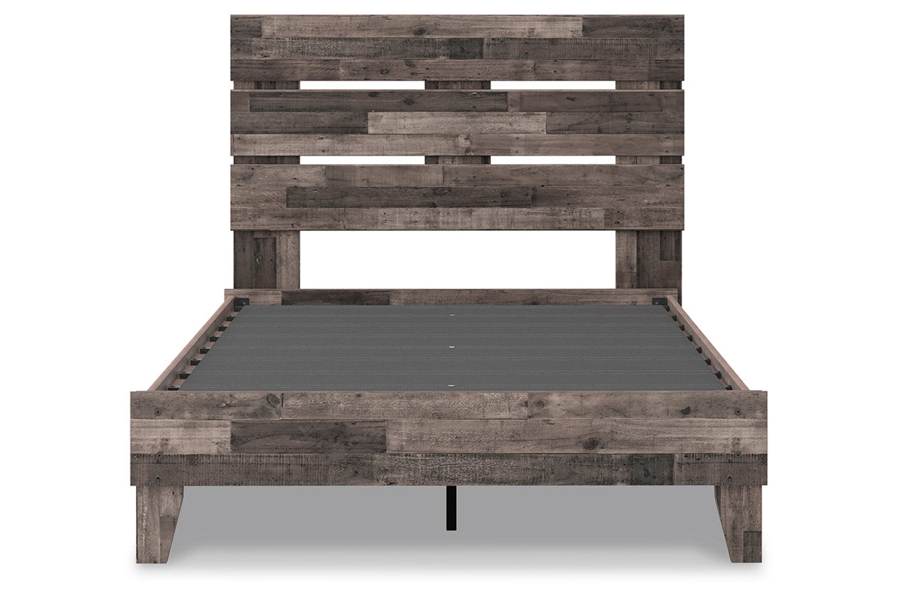 Neilsville Multi Gray Full Panel Platform Bed - SET | EB2120-112 | EB2120-156 - Bien Home Furniture & Electronics