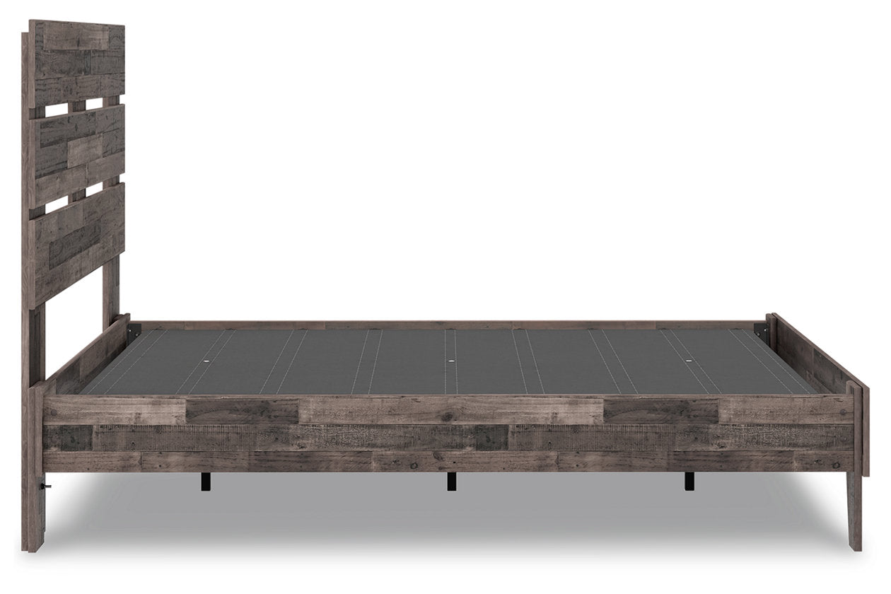 Neilsville Multi Gray Full Panel Platform Bed - SET | EB2120-112 | EB2120-156 - Bien Home Furniture & Electronics