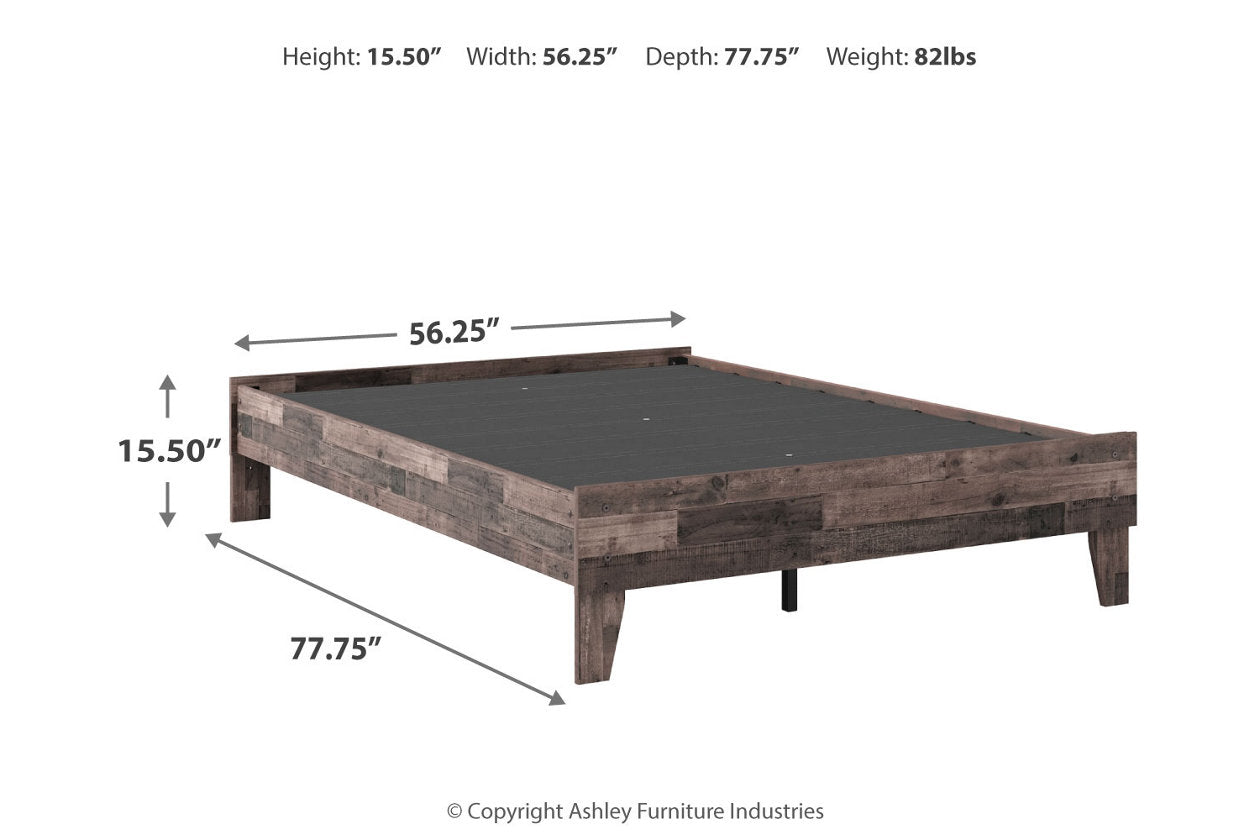 Neilsville Multi Gray Full Platform Bed - EB2120-112 - Bien Home Furniture & Electronics
