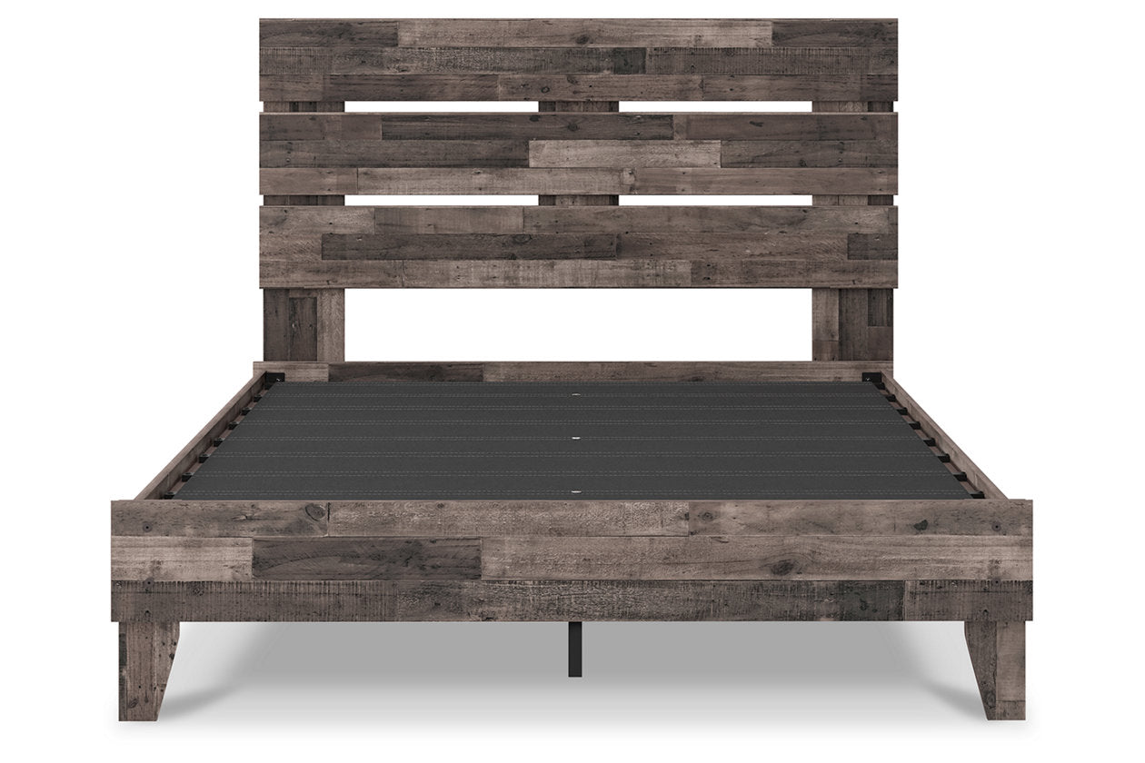 Neilsville Multi Gray Queen Panel Platform Bed - SET | EB2120-113 | EB2120-157 - Bien Home Furniture & Electronics