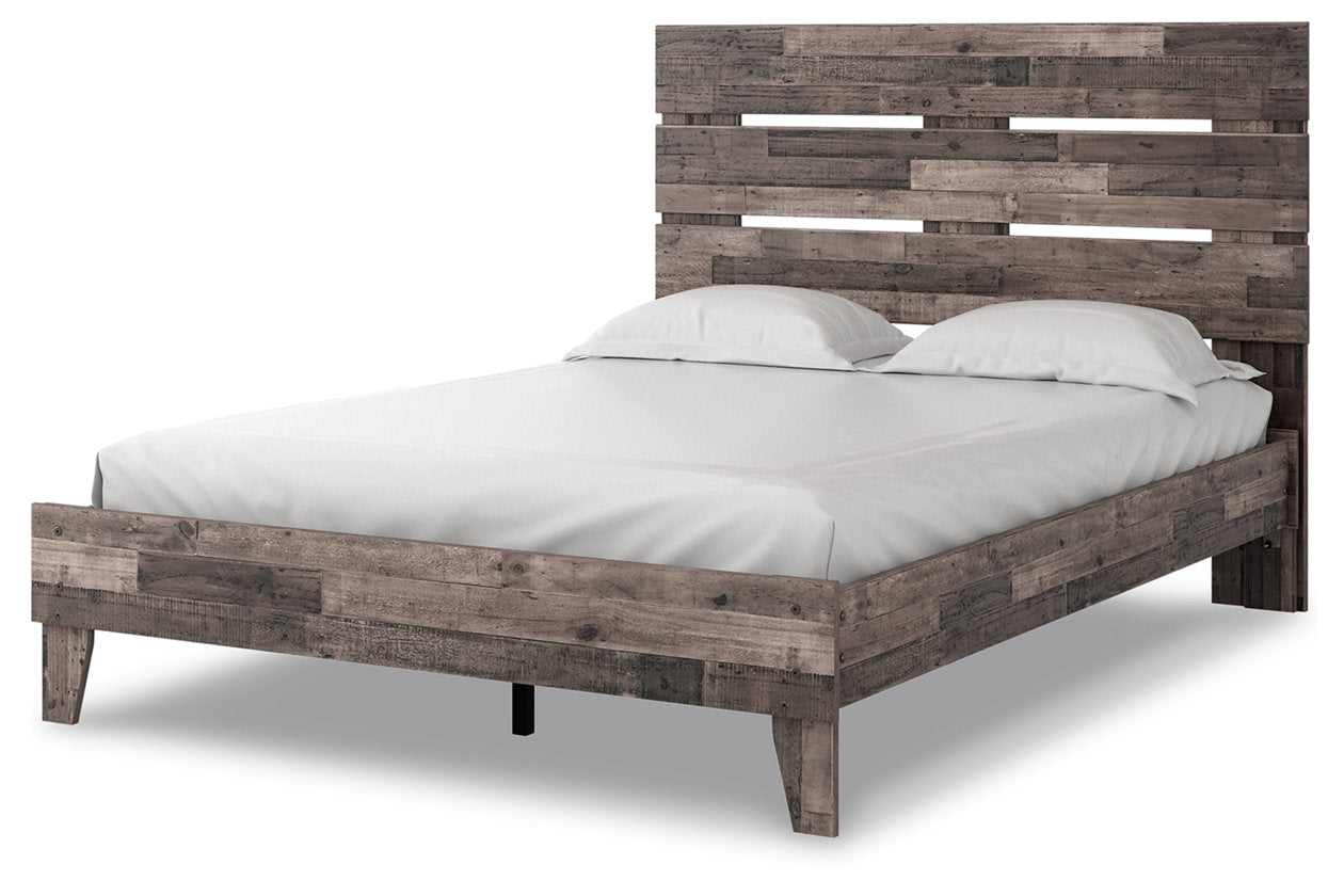 Neilsville Multi Gray Queen Panel Platform Bed - SET | EB2120-113 | EB2120-157 - Bien Home Furniture & Electronics