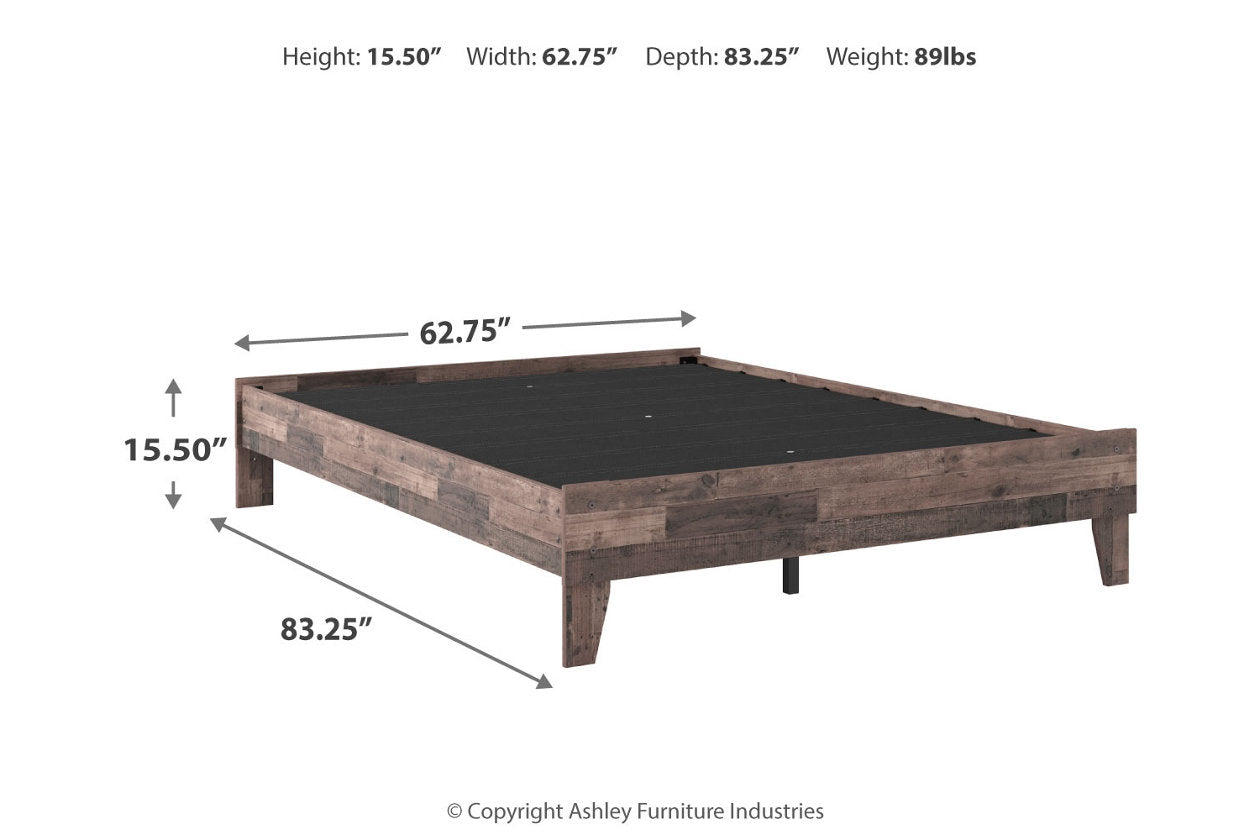 Neilsville Multi Gray Queen Platform Bed - EB2120-113 - Bien Home Furniture & Electronics
