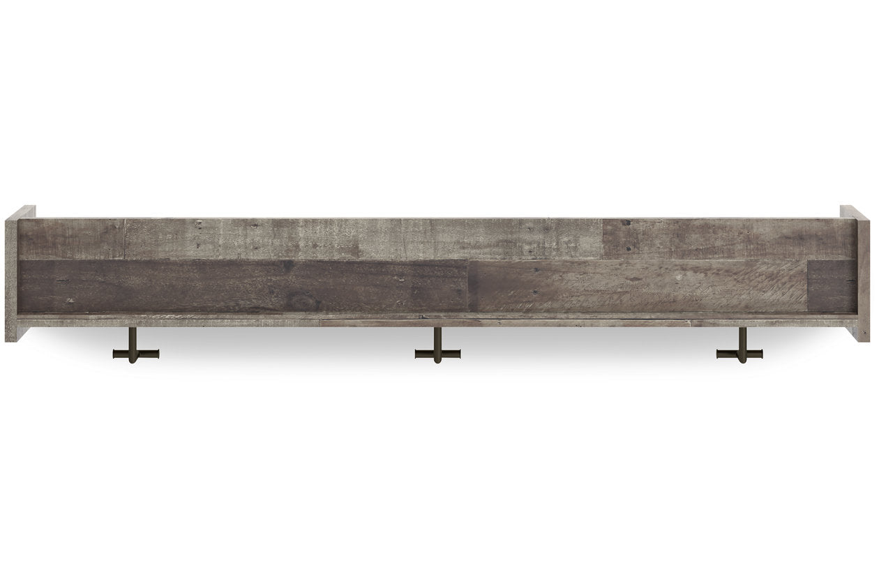 Neilsville Multi Gray Wall Mounted Coat Rack with Shelf - EA2120-151 - Bien Home Furniture & Electronics