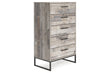 Neilsville Whitewash Chest of Drawers - EB2320-245 - Bien Home Furniture & Electronics