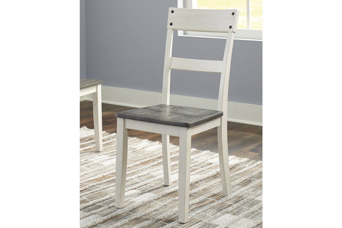 Nelling Two-tone Dining Chair, Set of 2 - D287-01 - Bien Home Furniture &amp; Electronics