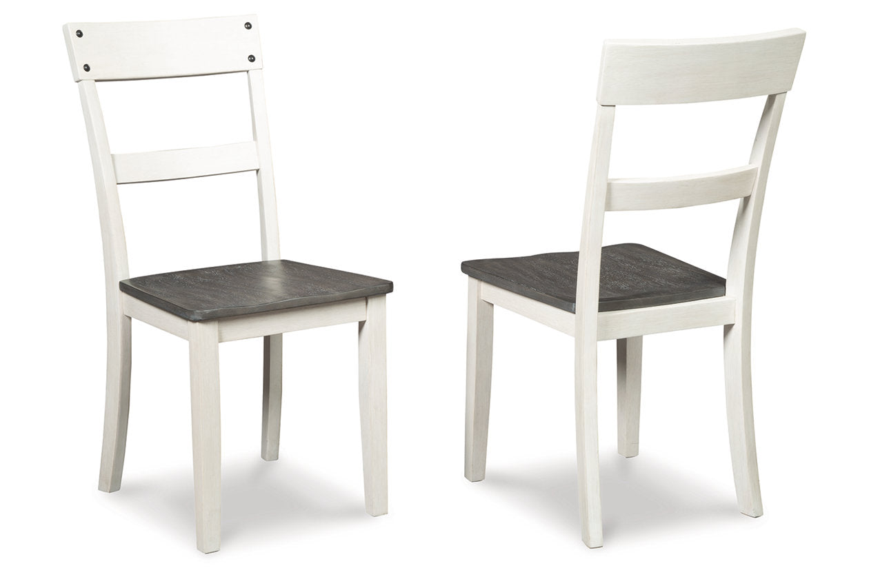 Nelling Two-tone Dining Chair, Set of 2 - D287-01 - Bien Home Furniture & Electronics