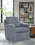 Nenana Next-Gen Nuvella Denim Swivel Glider Accent Chair - A3000646 - Bien Home Furniture & Electronics