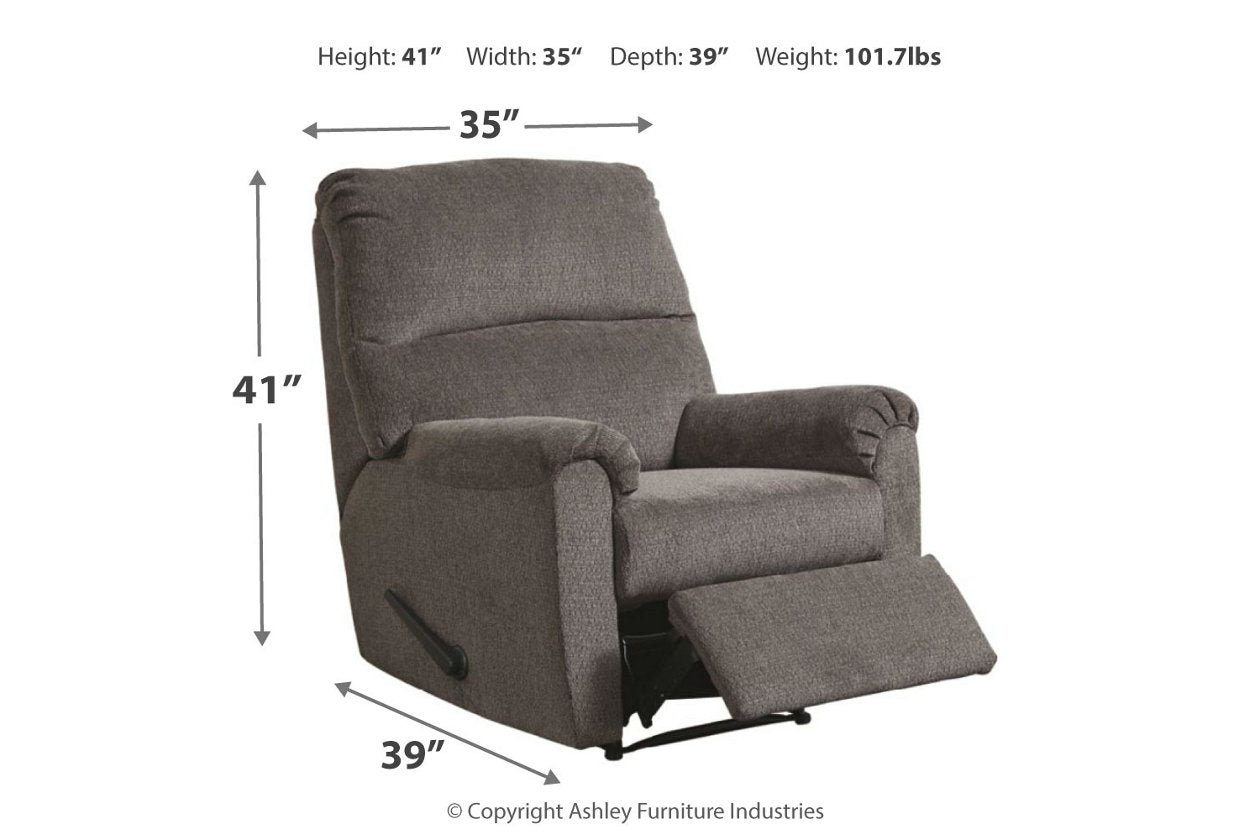 Nerviano Gray Recliner - 1080329 - Bien Home Furniture & Electronics