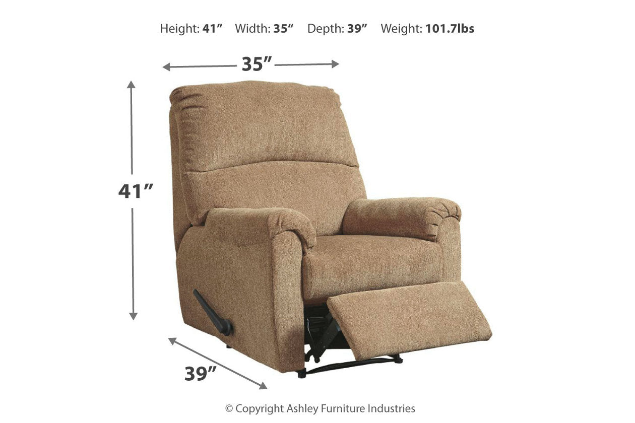 Nerviano Mocha Recliner - 1080129 - Bien Home Furniture & Electronics