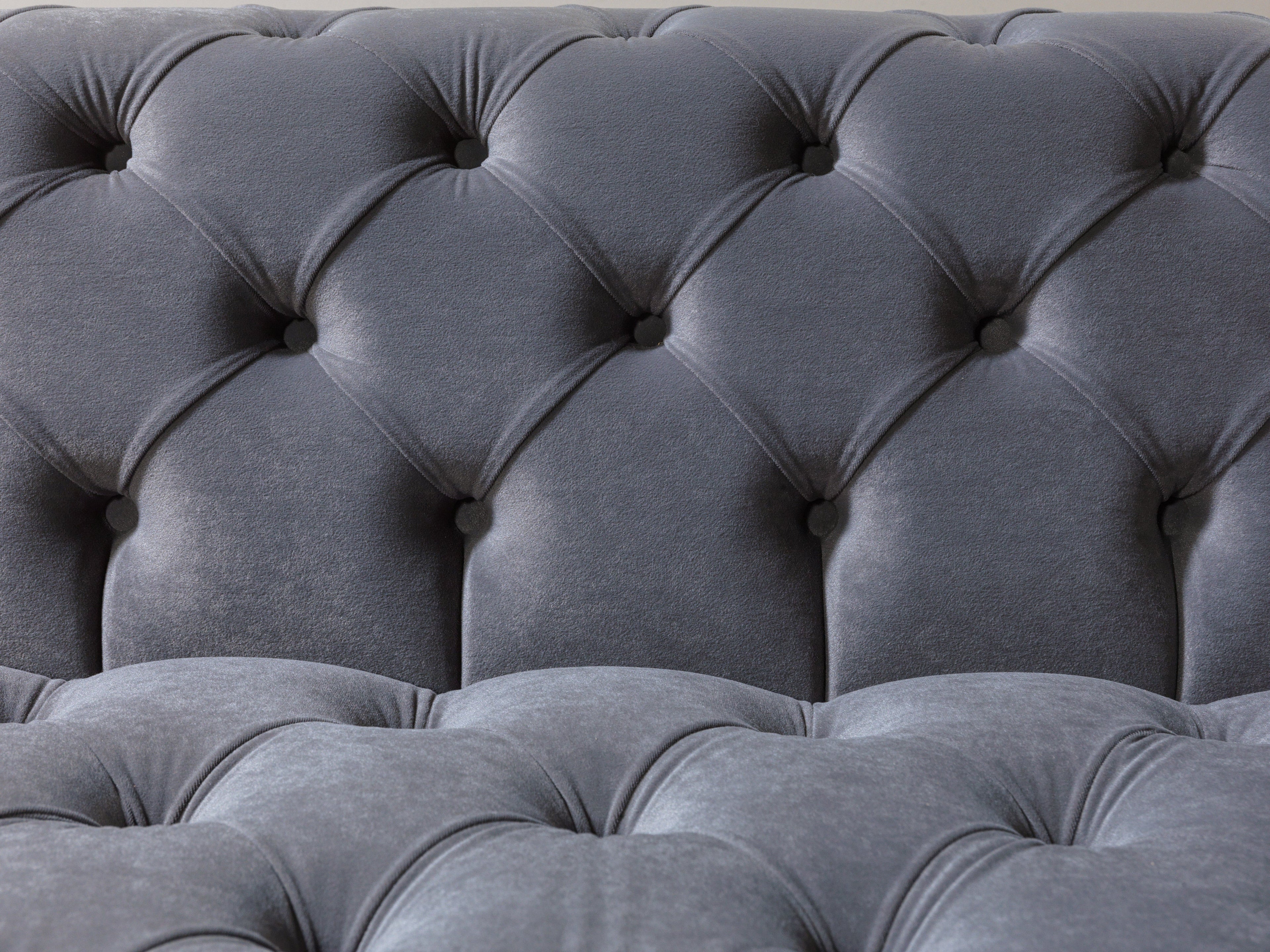 Neva Gray Velvet Double Chaise Sectional - NEVAGRAY-SEC - Bien Home Furniture & Electronics