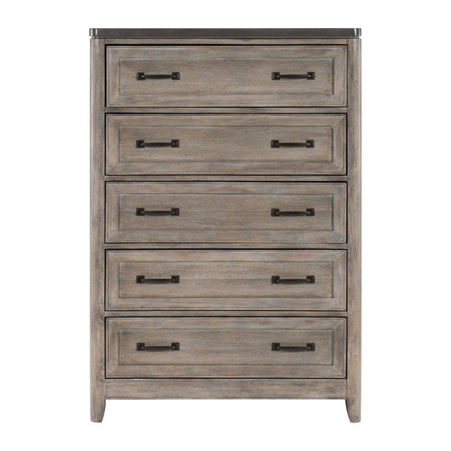 Newell Light Brown Chest - 1412-9 - Bien Home Furniture & Electronics