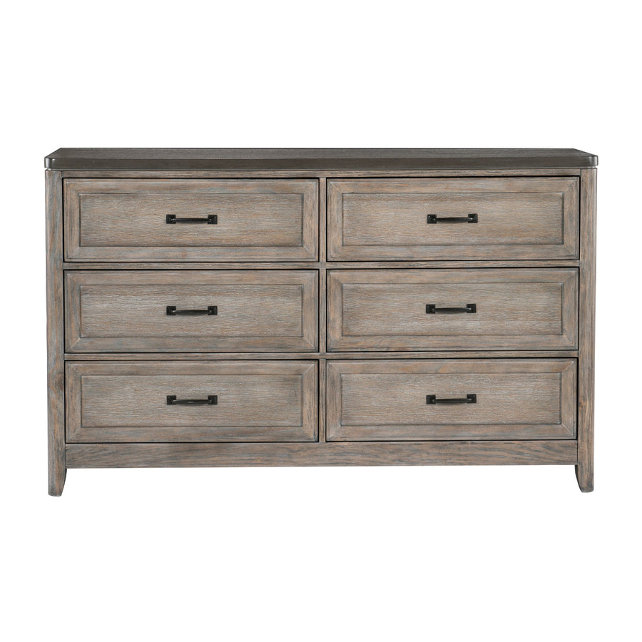 Newell Light Brown Dresser - 1412-5 - Bien Home Furniture & Electronics