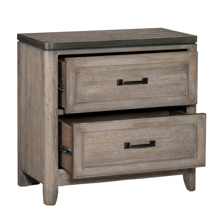 Newell Light Brown Nightstand - 1412-4 - Bien Home Furniture & Electronics