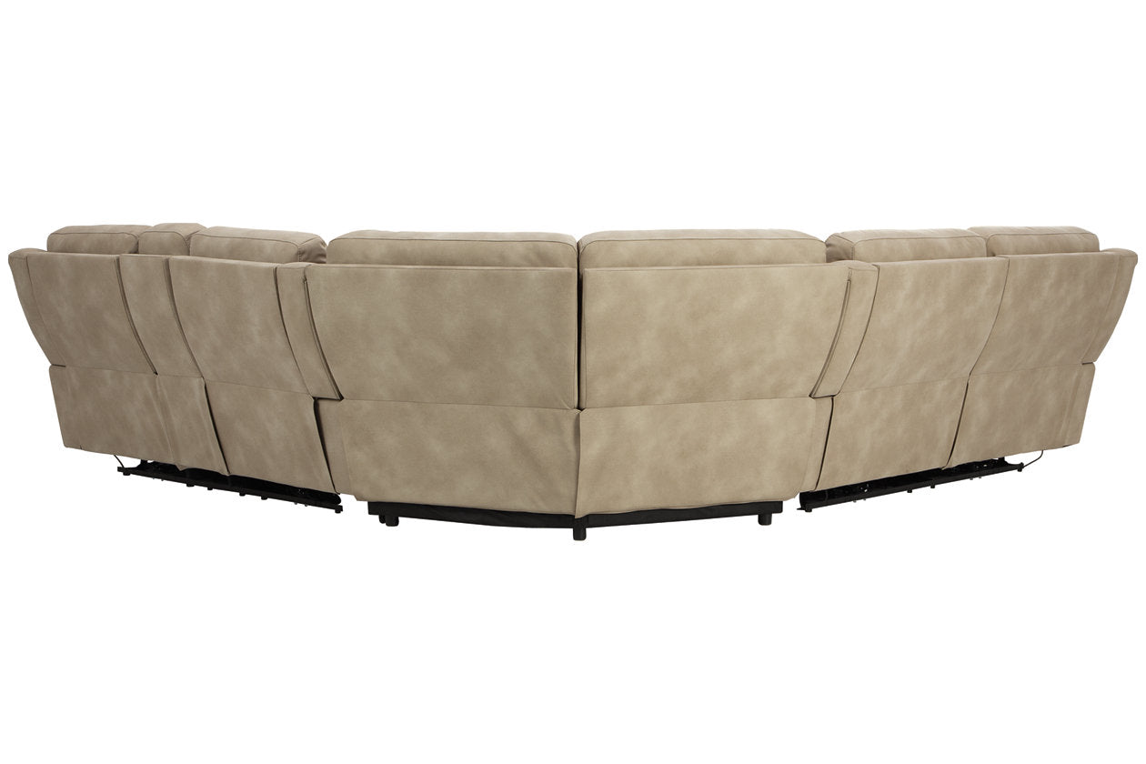 Next-Gen DuraPella Sand 3-Piece Power Reclining Sectional - SET | 5930218 | 5930247 | 5930277 - Bien Home Furniture & Electronics