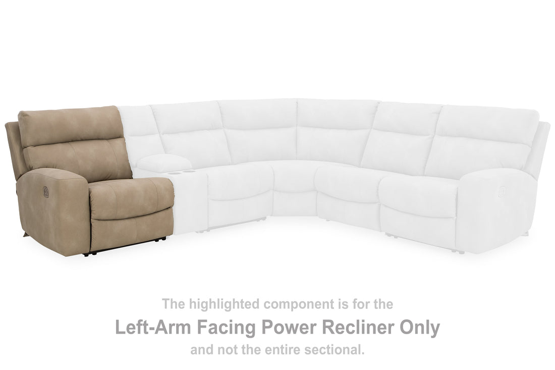 Next-Gen DuraPella Sand Left-Arm Facing Power Recliner - 6100458 - Bien Home Furniture & Electronics