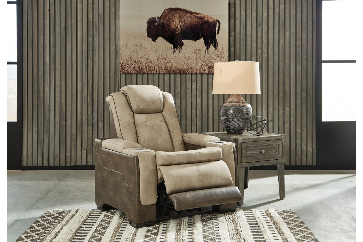 Next-Gen DuraPella Sand Power Recliner - 2200313 - Bien Home Furniture & Electronics