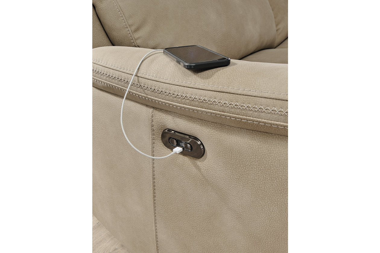 Next-Gen DuraPella Sand Power Recliner - 5930213 - Bien Home Furniture & Electronics