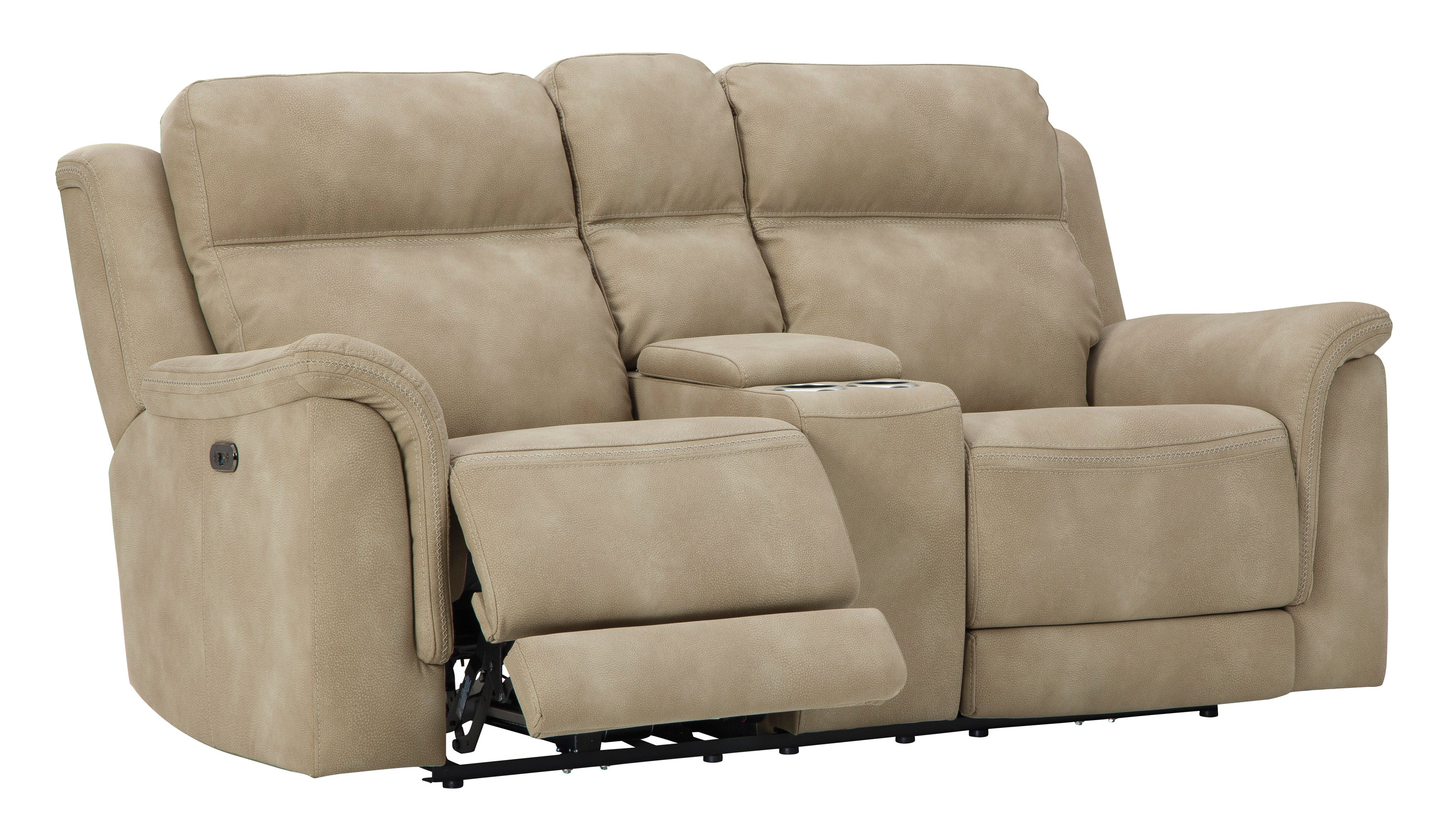 Next-Gen DuraPella Sand Power Reclining Living Room Set - SET | 5930247 | 5930218 - Bien Home Furniture & Electronics