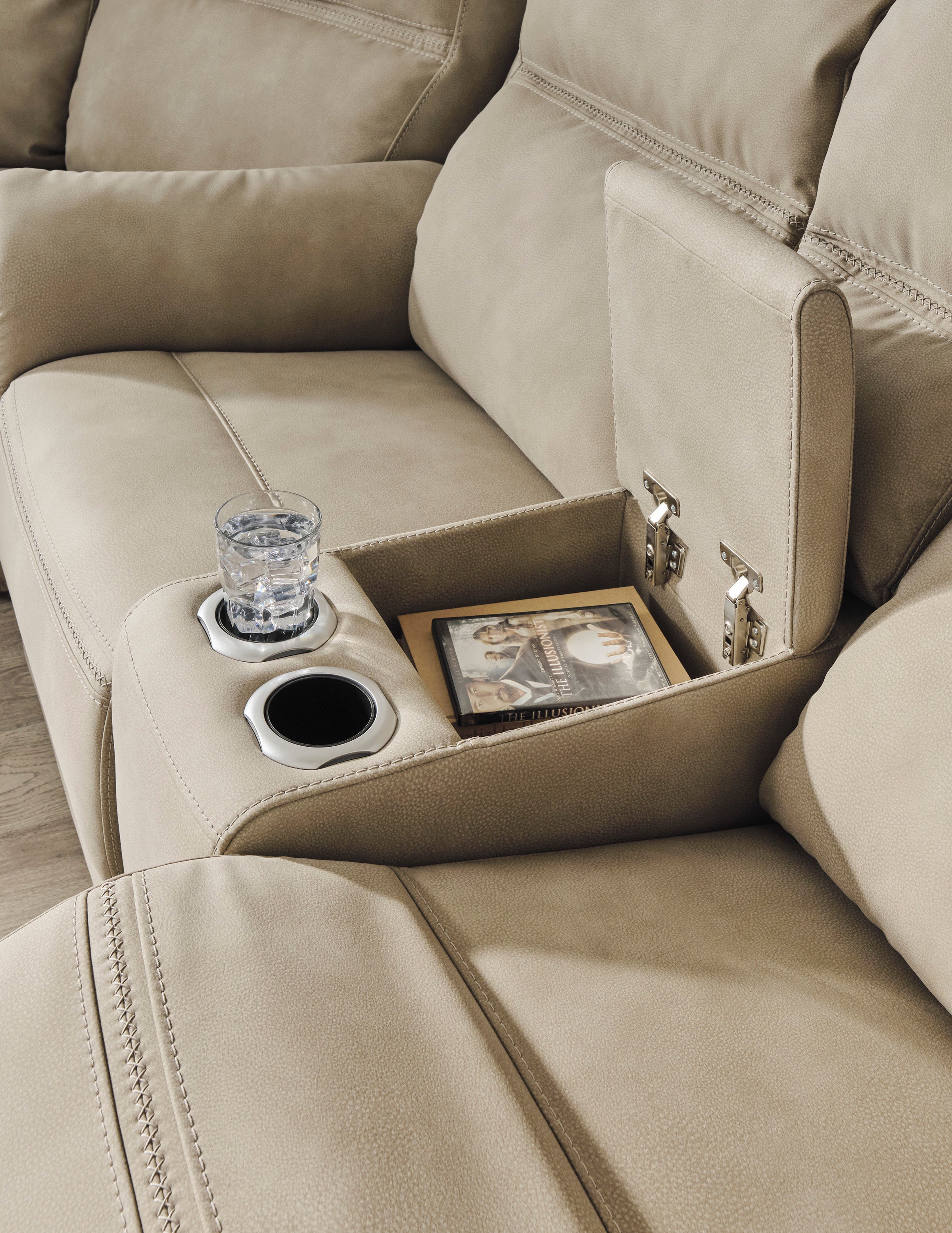Next-Gen DuraPella Sand Power Reclining Living Room Set - SET | 5930247 | 5930218 - Bien Home Furniture & Electronics