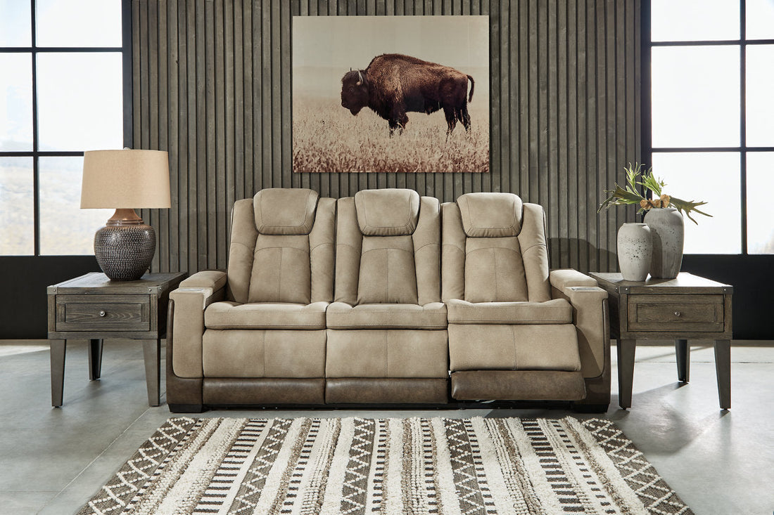 Next-Gen DuraPella Sand Power Reclining Sofa - 2200315 - Bien Home Furniture &amp; Electronics