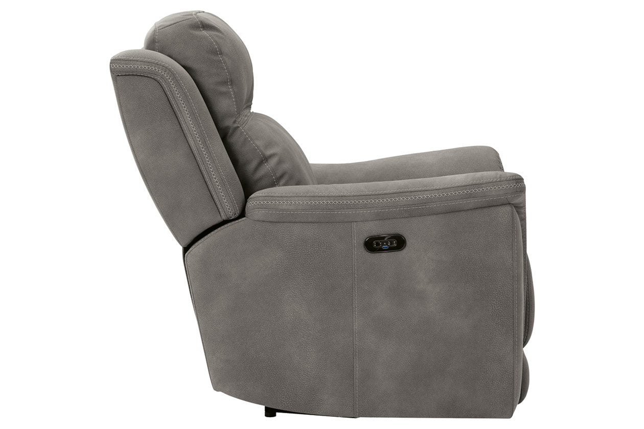 Next-Gen DuraPella Slate Power Recliner - 5930113 - Bien Home Furniture & Electronics
