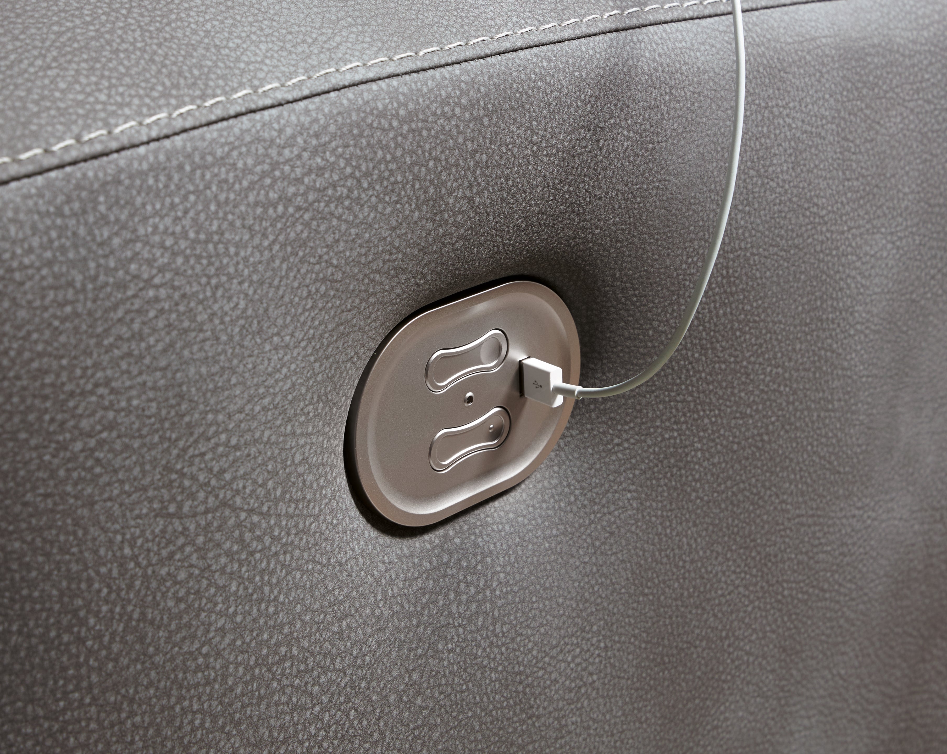 Next-Gen DuraPella Slate Power Recliner - 6100313 - Bien Home Furniture & Electronics