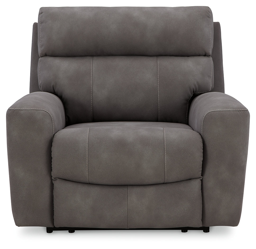 Next-Gen DuraPella Slate Power Recliner - 6100313 - Bien Home Furniture &amp; Electronics