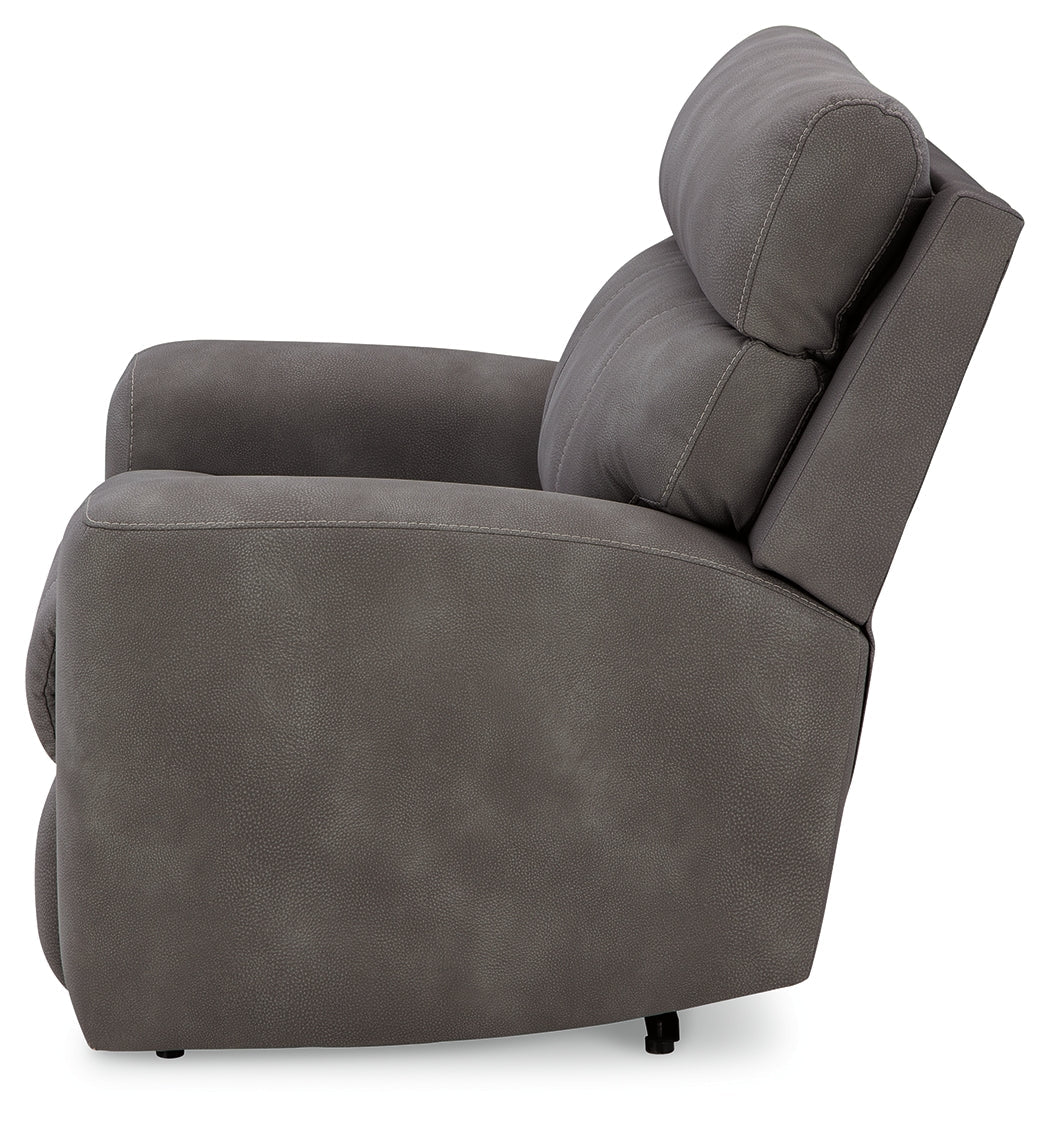 Next-Gen DuraPella Slate Power Recliner - 6100313 - Bien Home Furniture &amp; Electronics