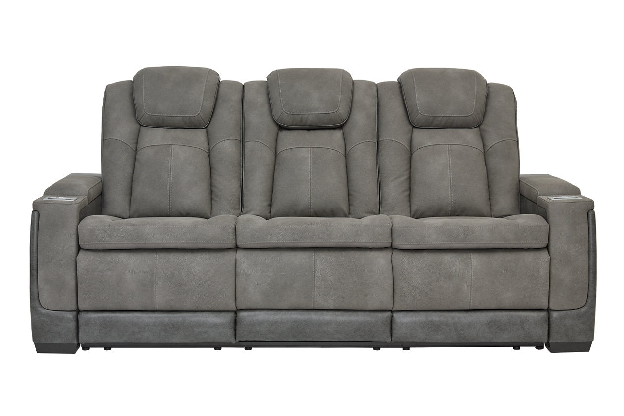 Next-Gen DuraPella Slate Power Reclining Sofa - 2200415 - Bien Home Furniture & Electronics